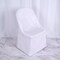 50 WHITE Polyester FOLDING CHAIR COVERS Wedding Party Banquet Event Decorations